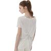 Spring and summer yoga short-sleeved women wear one-word collar fitness clothes, tops, loose, light and breathable Pilates sports blouses