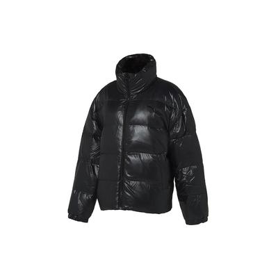 Глянцевый короткий пуховик унисекс Верхняя одежда Черный 928655-01