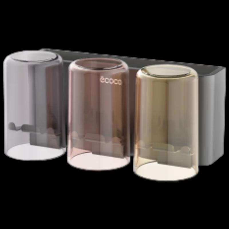 ecoco 3-Cup Wall-Mounted Toothbrush Holder