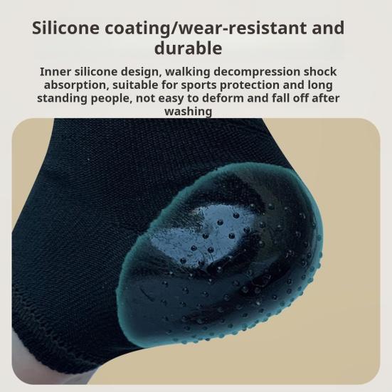 1 пара увлажняющих силиконовых носков для ремонта потрескавшихся пяток, носки без пальцев, высокоэластичные спа-гелевые носки для сухих потрескавшихся ног, увлажняющий лосьон