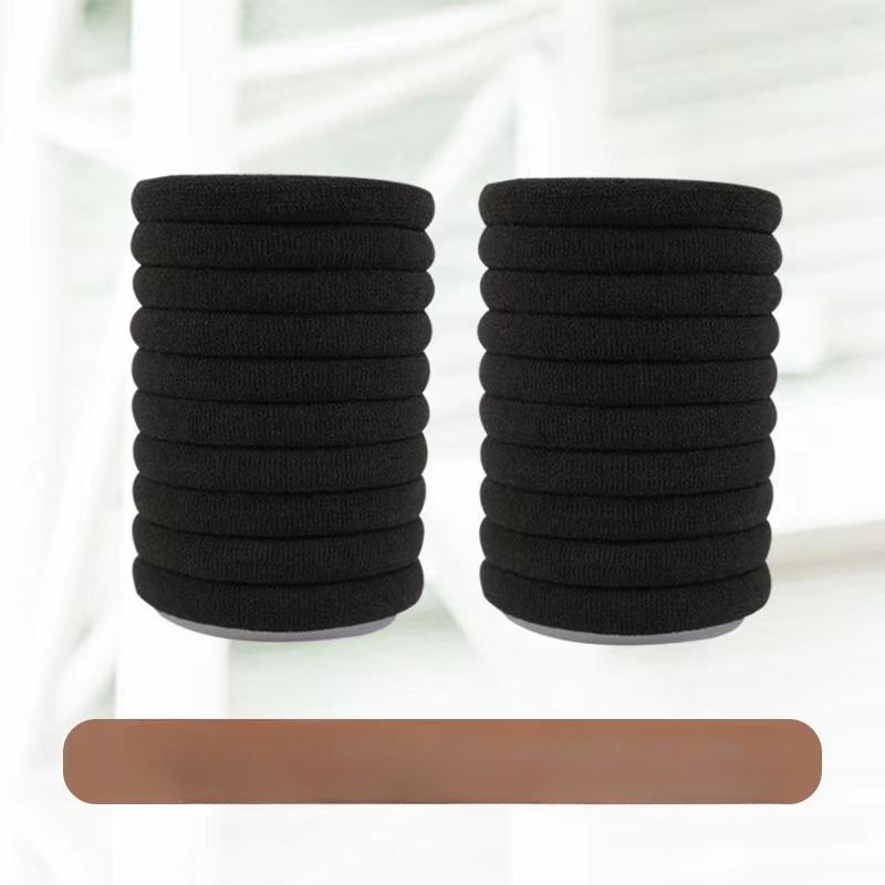 Черные женские эластичные тканевые резинки для волос Резинка для волос Резинка для волос Кольцо для галстука Веревка для девочек Держатель для хвоста Головные уборы