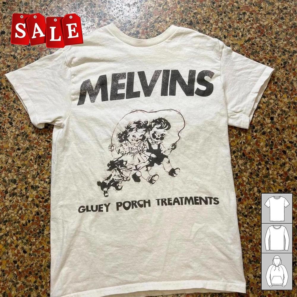 Новая группа Melvins Глюи Поч Тритментс Подарок для фанатов Мужская футболка всех размеров WL343 Унисекс футболка