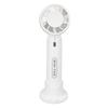 Portable Handheld Fan USB Rechargeable 3 Wind Speeds Safe Turbo Mini Fan for Outdoor Travel Camping White