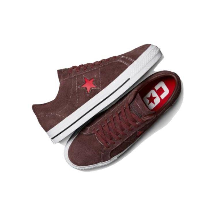 Converse One Star Pro Cons Low Eternal Earth Коричневые красные кроссовки унисекс Белые A05323C