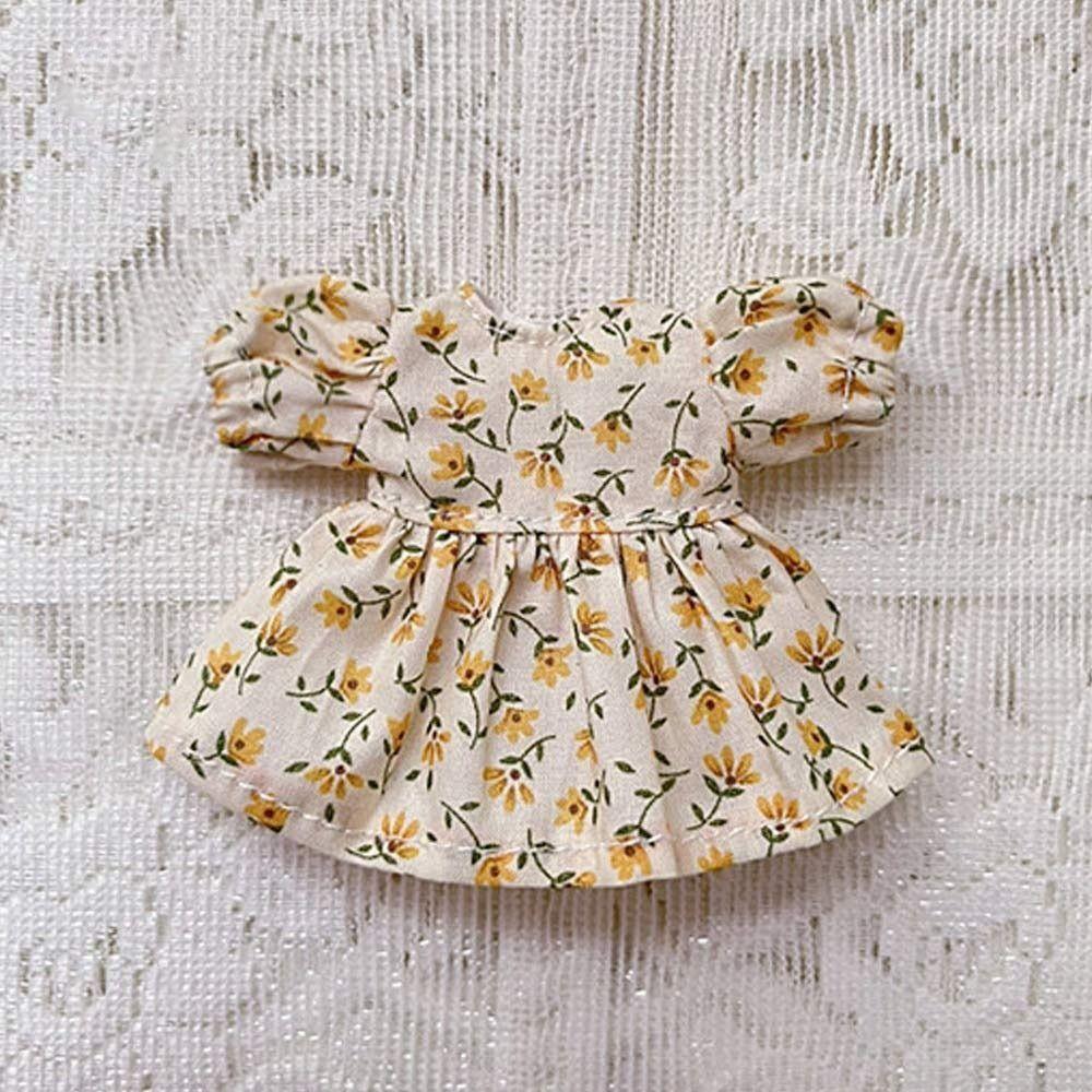 Наряды для кукол с рукавами-лепестками лотоса, платья, одежда для кукол, юбка для кукол 1/11 OB11 / для 1/12 BJD