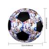 Erling Haaland Soccer Ball Size 5 Colorful Machine Stitched PVC Competition Ready Durable High-Bounce