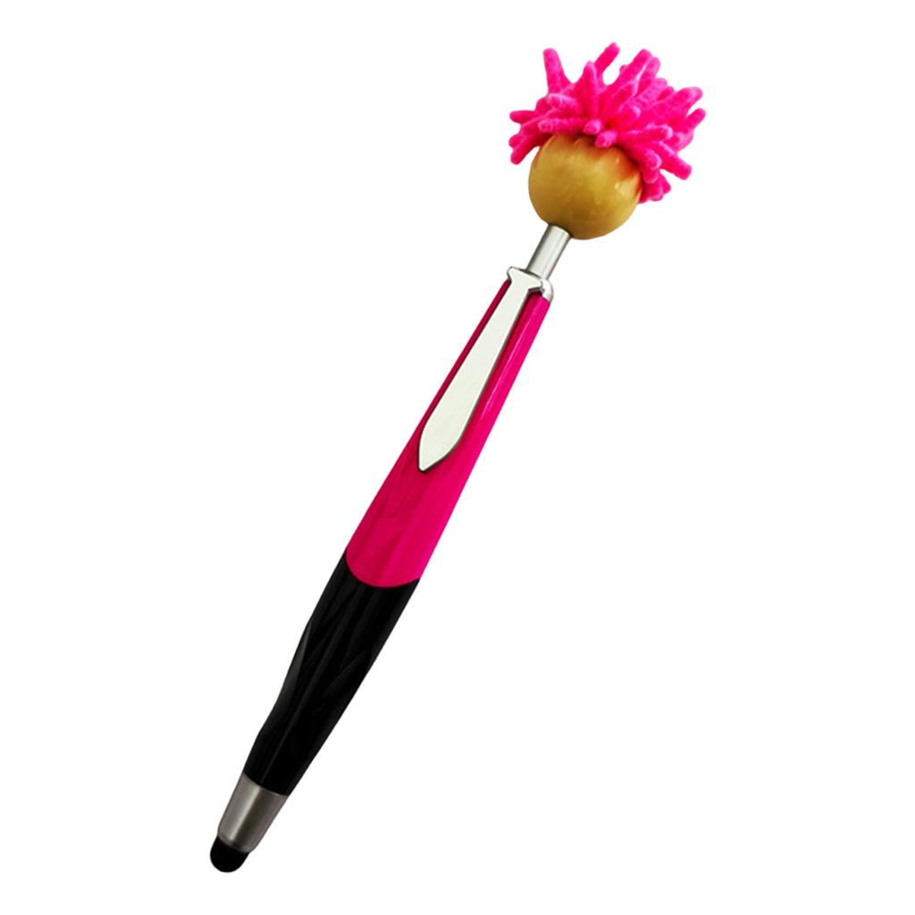 3 мл Новинка Шариковая ручка с моющей головкой, Плюшевая и милая мультяшная выдвижная шариковая ручка, Портативная ручка, Подходит для, Домашнего декора и Подарков.