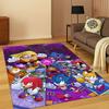 Классический ковер-ковер с изображением ежика из мультфильма S-Sonic для спальни, гостиной, дивана, домашнего декора, детский коврик с нескользящей основой, подарок