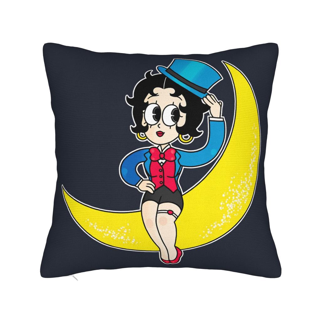 Cartoon Lady B-Bettyeds Boops Pillow Case Custom Pillow Cover For Office Car Home Decor Fashion Pillowcases