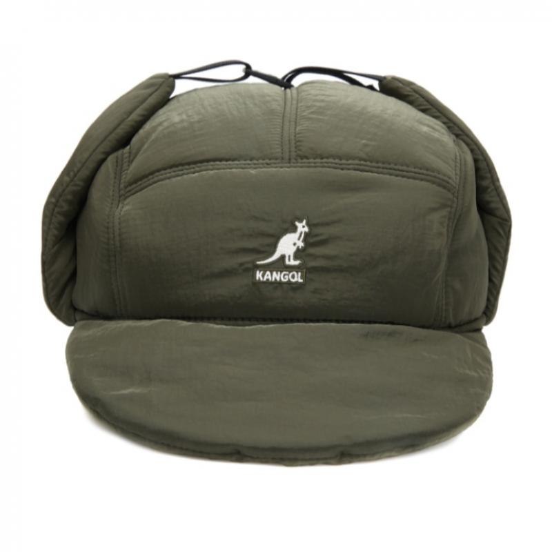 KANGOL Утепленные наушники-ушанка Trapper 4602 Хаки