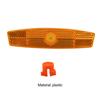 GUB Plastic Rim Reflector Stable High Strength Anti Rust Spoke Warning Reflector for Cycling