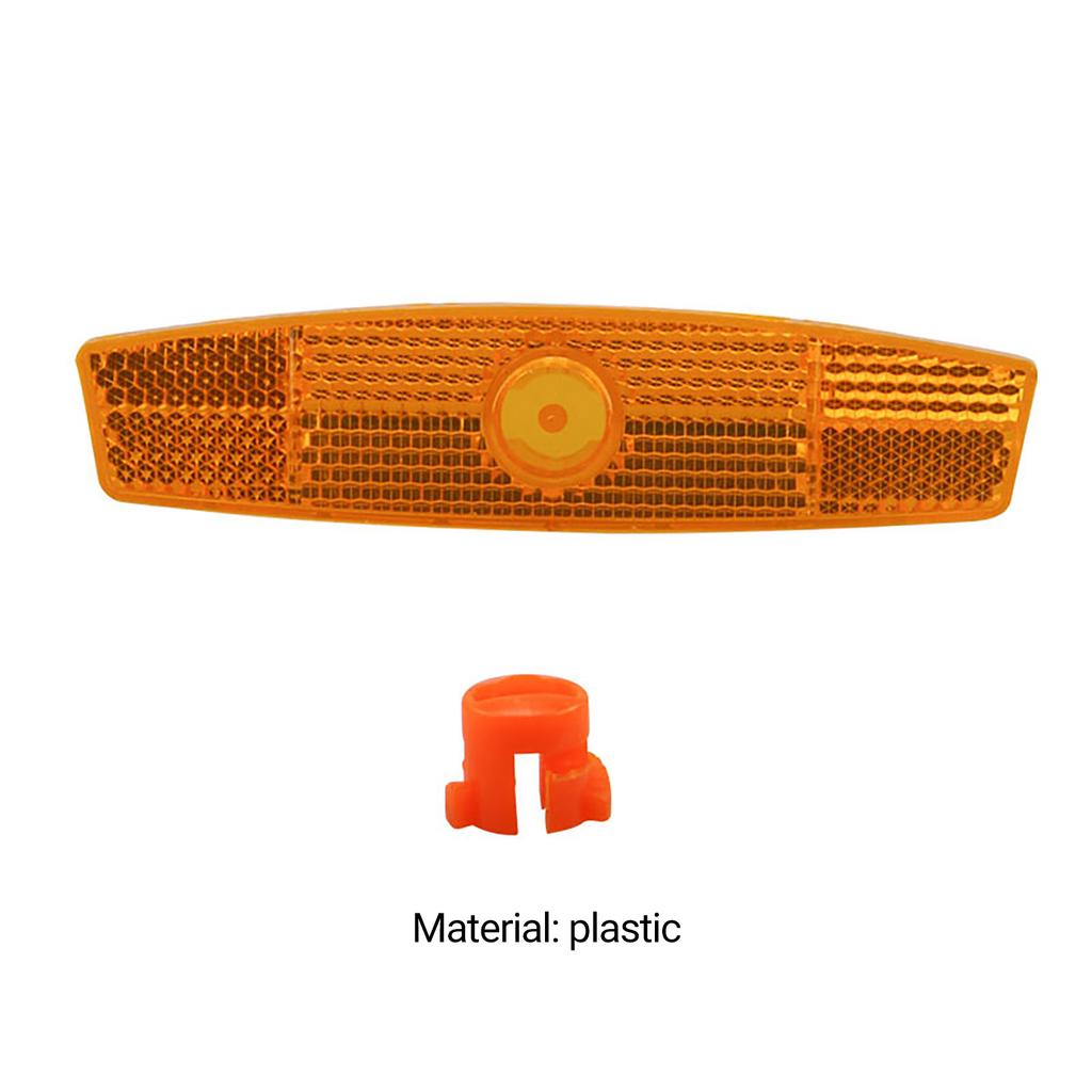 GUB Plastic Rim Reflector Stable High Strength Anti Rust Spoke Warning Reflector for Cycling