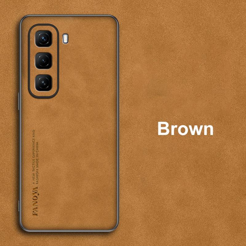 Для Infinix Hot 50 Pro Plus 4G Чехол Роскошный Чехол для телефона из ПУ кожи Для Infinix Hot 50 5G Задняя крышка Матовый силикон Полная защита