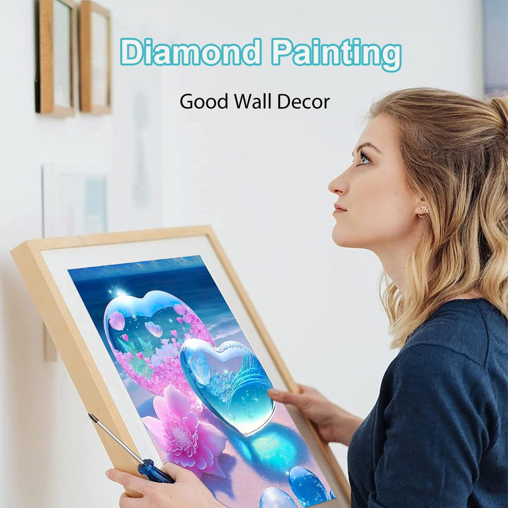 HuaCan алмазная живопись DIY комплект пейзажная картина полная круглая дрель сердце мозаика пляжный песок картины вышивка домашний декор