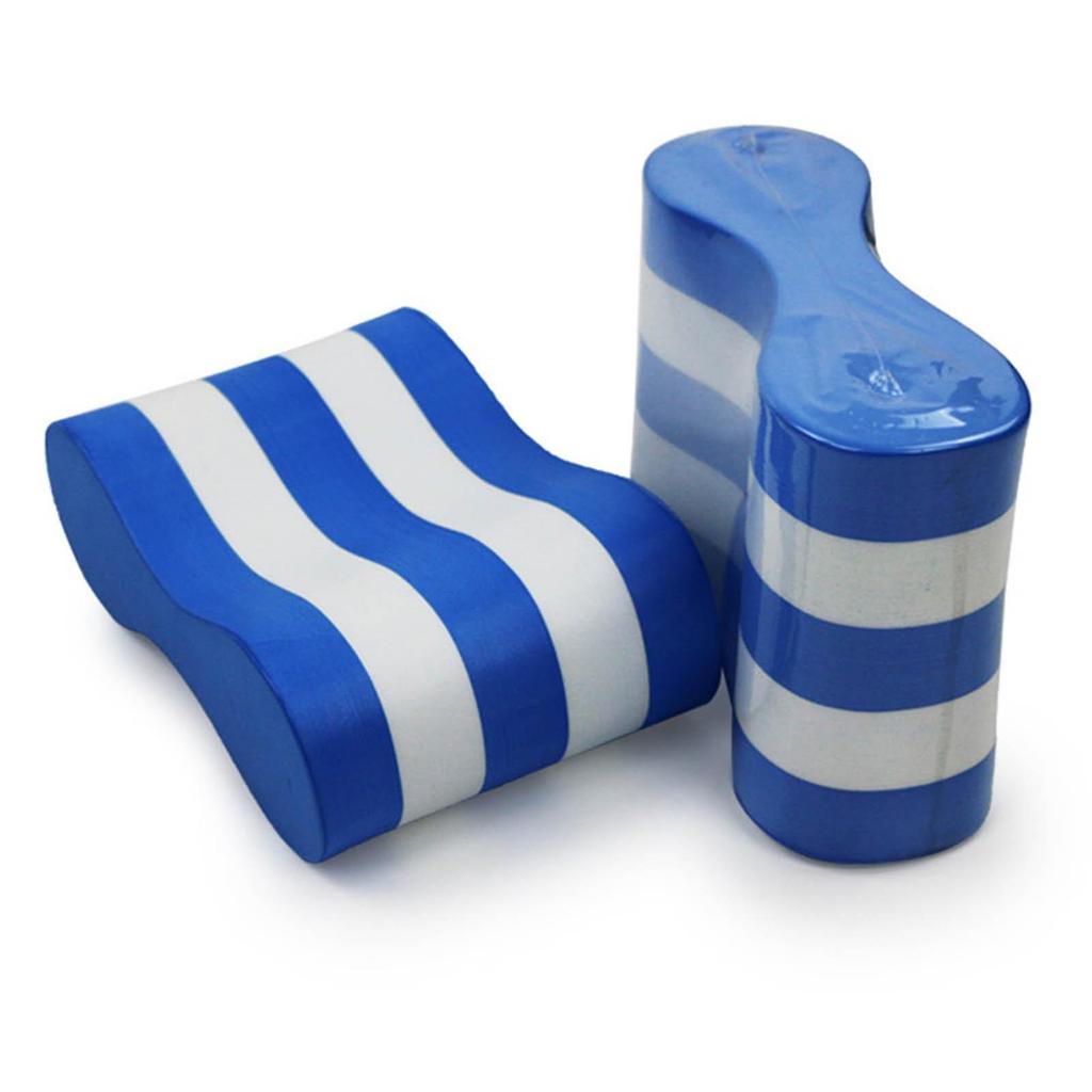 Pull Buoy Float Blue & White for Adults Swim Pool Gear Aquatic Fitness