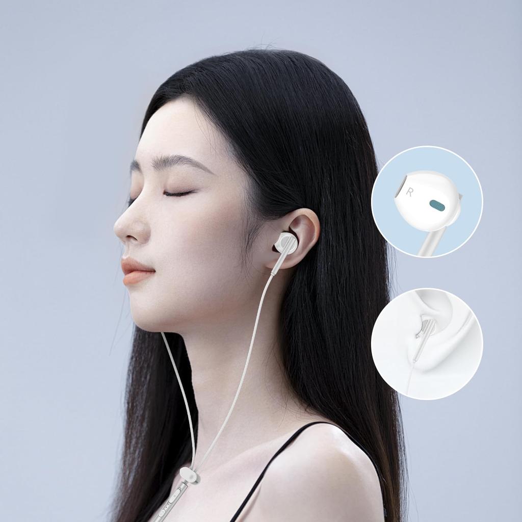 Проводные наушники для iPhone со стереозвуком HIFI, легкие, громкие, тяжелые, эргономичные, совместимые с ПК, микрофоны, совместимые со многими моделями