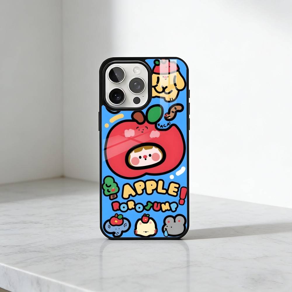 Cute Cartoon ROROjump Phone Case For iPhone17,16,15,14,13 Plus,Pro Max Magnetic For Magsafe Wireless Charging