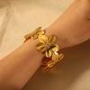 Classical Elegant Flower Decorative Bracelets Suitable For Women To Wear Fashionable Zircon For Summer Travel