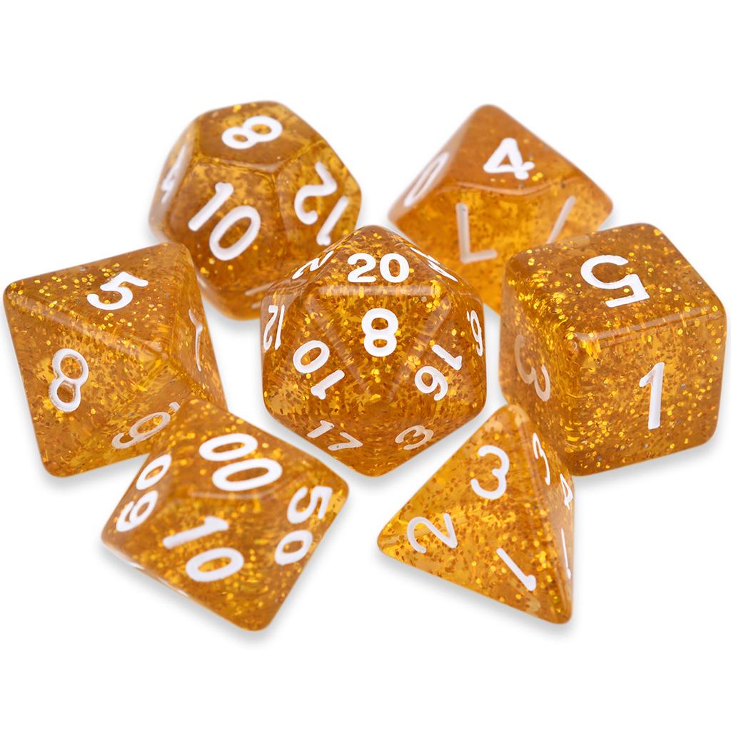 7pcs/lot Polyhedral Dice Set Double-Colors Dice D4 D6 D8 D10 D% D12 D20 for DND RPG Table Games