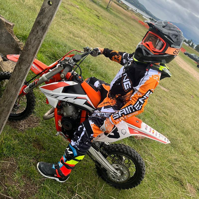 Комплект экипировки для мотокросса для детей 4 5 6 7 8 9 10 11 12 13 лет Молодежный детский мотоциклетный костюм для мальчиков и девочек, майка, штаны, гоночный костюм для бездорожья, эндуро, мотокросса, горного велосипеда