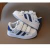 Children's Shoes Spring and Autumn Little White Shoes for Girls Non-slip Middle Children's Baby Shoes Shell Head Sports Boys' Skates