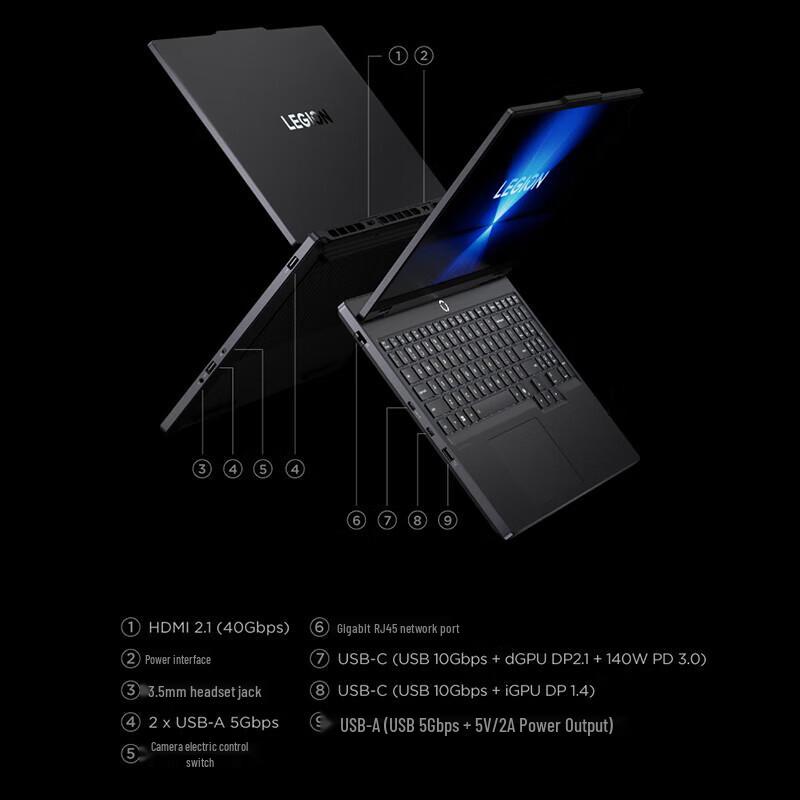 Lenovo Игровой ноутбук Legion Y7000 15,3" (i7-14650HX, RTX 5060) (Китайская версия)