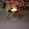 1PC Iron Plated Candle Holders Pillar Metal Plate for Wedding Party Festival Candlestick Holder Art Home Decoration