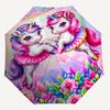 1PC Unicorn Umbrella-8-Rib Reinforced, Automatic Open, Lightweight & Durable, Fashion Accessory for Outdoor, H0394