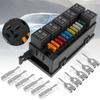 6 Slot For Automotive Car Marine Truck Trailer Boat 6 11 Way Car Accessories ATC/ATO Auto With 6 Pin Relay and Fuses 12V Fuse Relay Box Block