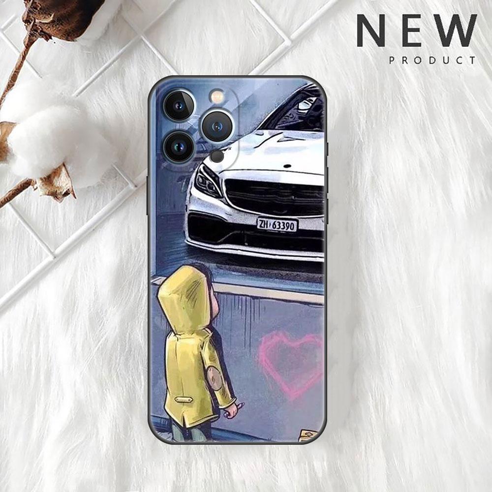 Чехол Boy See Sports Car Jdm Drift Funda для Apple iPhone 14 11 13 12 Pro 7 XR X XS Max 8 Plus 6 6S 14Pro, черный мягкий чехол для телефона