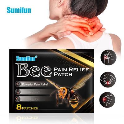 8 пластырей/упаковка пластыря с пчелиным ядом, пластырь для колена и поясничного отдела позвоночника, пластырь для шейного отдела позвоночника