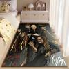 Cartoon Korn Band Design Carpet suitable as a non-slip mat for the living room or bedroom sofa