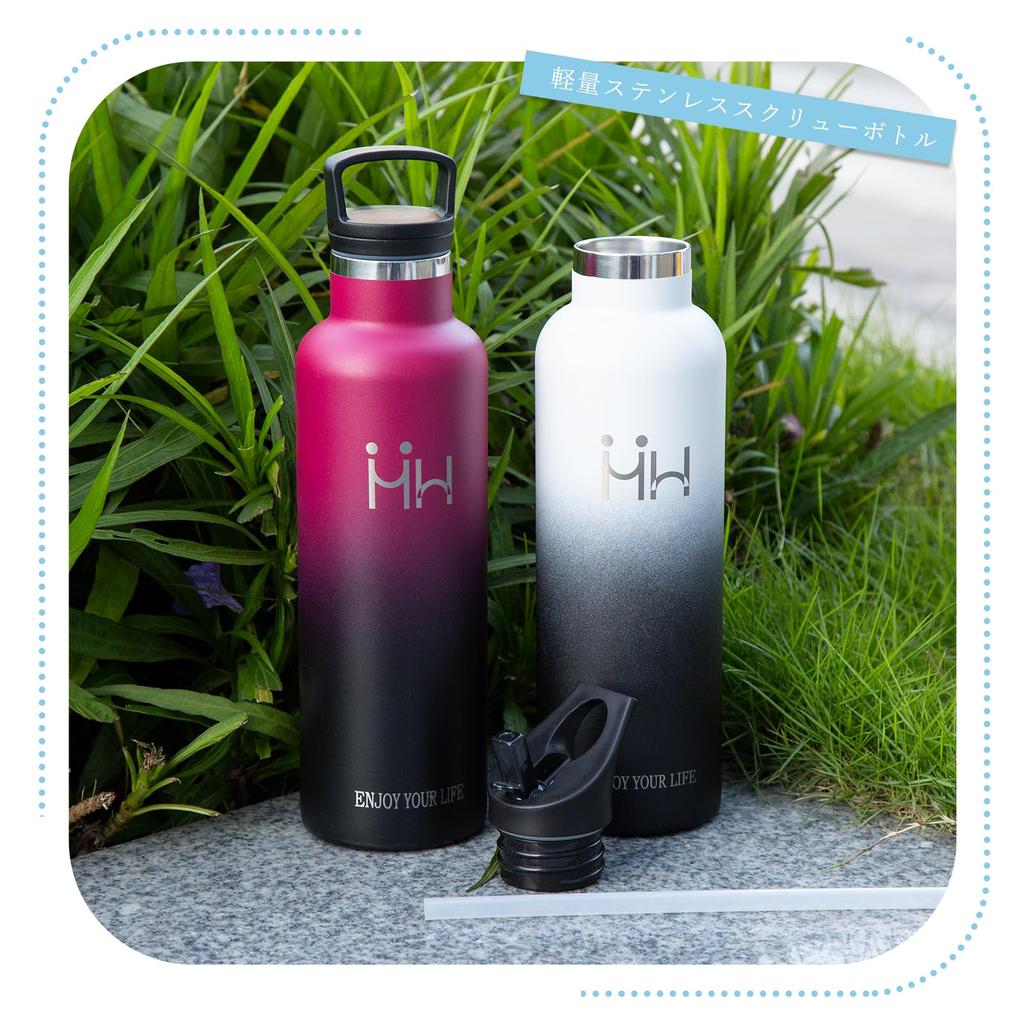 Бутылка для воды YANGYAO 750 мл с вакуумной холодной термостойкой нержавеющей сталью для спорта, совместимая с легким и легким порошком, с широким горлом, без ржавчины и утечек