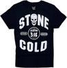 Футболки WWE Stone Cold Steve Austin 3:16 Мужская футболка 100% хлопок Мужские футболки Топ Wwe Борьба Череп Новый