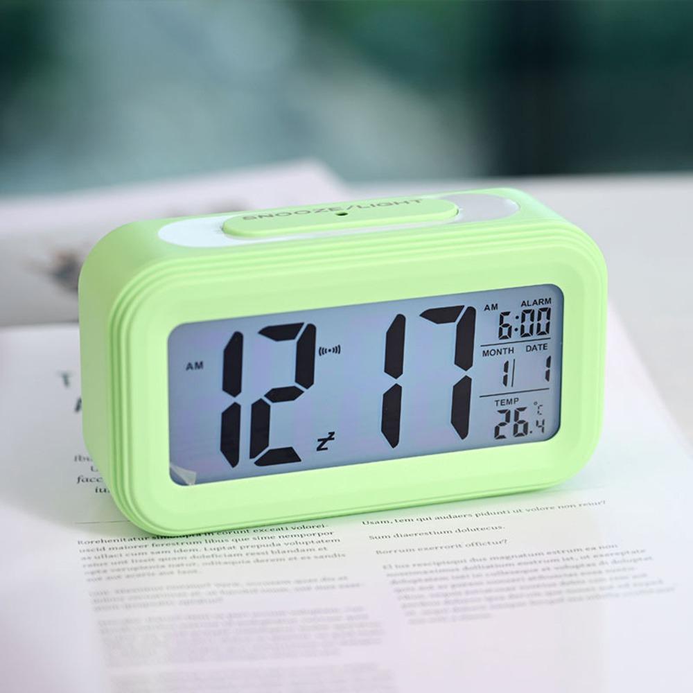 Adjustable Luminous Mode LED Alarm Clock Multifunctional Desktop Alarm Clock Home Decor