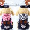 Флис Повседневная одежда Одежда для питомца кошки Милый медведь Питомник Щенячья шляпа Одежда Маленькая собачья шляпа Одежда для собаки