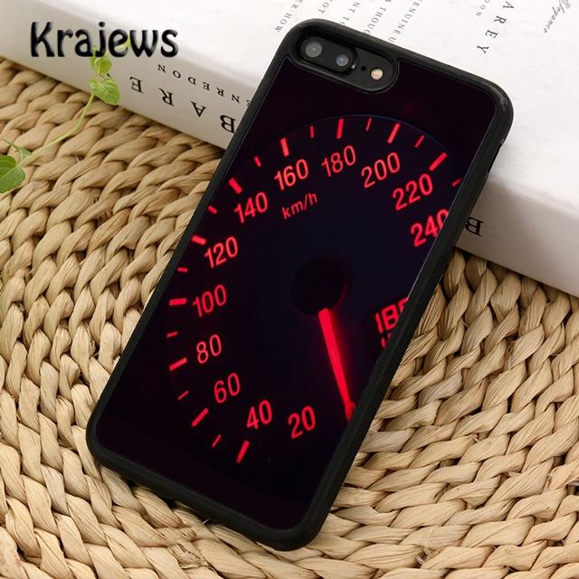 Krajews Car Speedometer Phone Case Cover For iPhone 17 Air 16 15 14 plus 11 12 13 pro max coque Shell Fundas