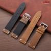 Vintage Brown Leather Watch Band Stitching Cowhide Strap for Huawei Watch Gt3/Gt4 18/20/21/22/24mm Men Wrist Bracelet for Seiko