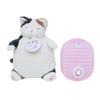 Iwatani Material Cat Affirmation Hot Water Bottle Cover Set Plush Toy Body Pillow