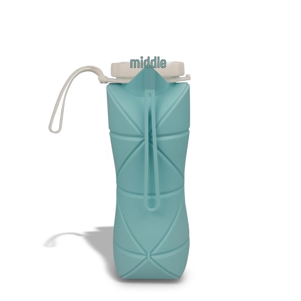 Складной силиконовый стакан для воды - Портативный дизайн «Бриллиант», Спортивная бутылка большой вместимости для велоспорта