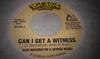 7-дюймовая пластинка GLEN WASHINGTON & GEORGE NOOKS - Can I Get A Witness НИКАКОЙ Kickin Producti Ямайский Регги, Ска и Даб Б/У
