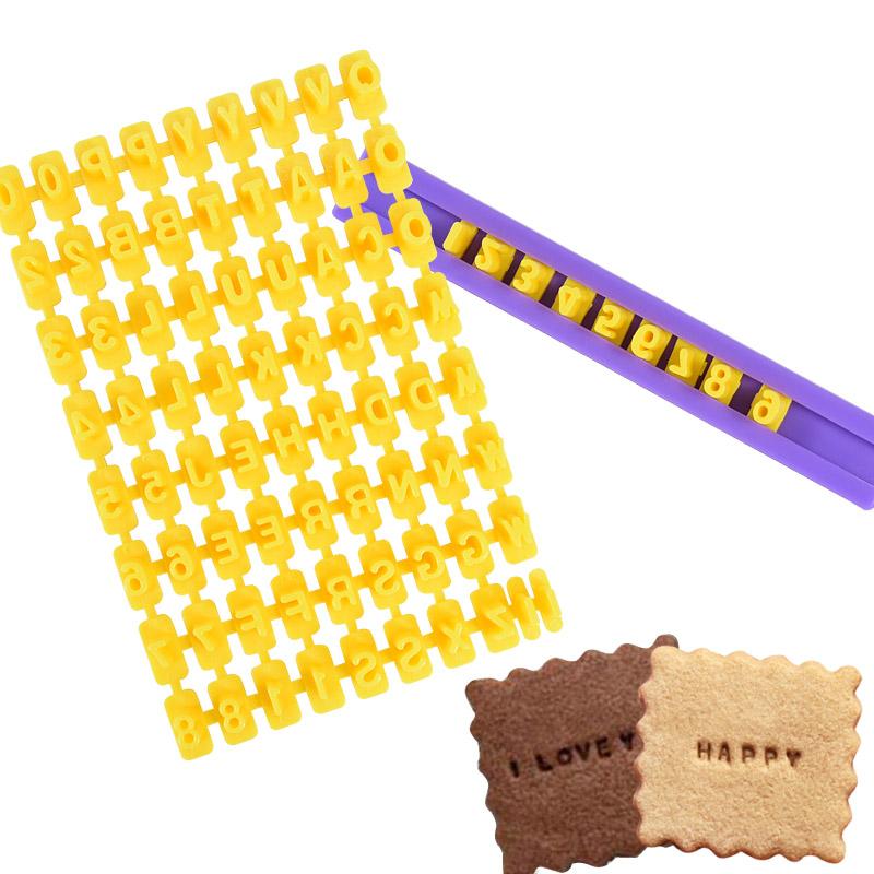 Форма для печенья DIY Буква Цифра Алфавит Пресс-форма Печать штампа Форма для тиснения Резак для печенья Инструмент для выпечки торта Аксессуары Инструмент для самостоятельной сборки