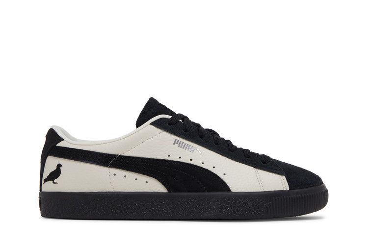 Men's Sneakers Puma Suede VTG atmos Staple Crow and Pigeon (2023) White/Black/Pink