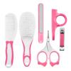 Baby Healthcare and Grooming Kit 6 PCS Hair Brush Comb Nail File Clipper