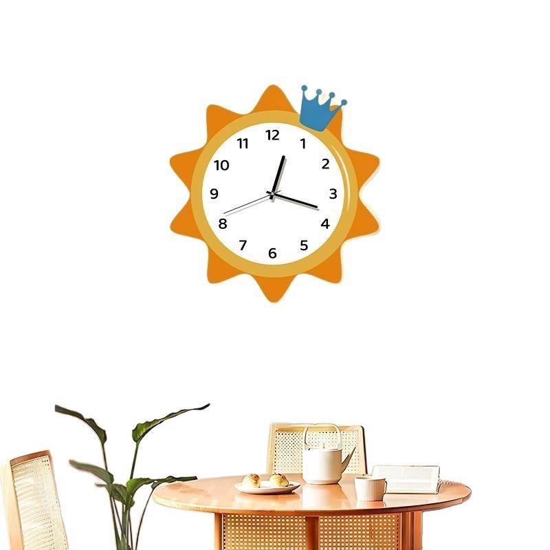 Простые и современные настенные часы-солнечные часы, модные и креативные часы и настенные часы для украшения гостиной, столовой