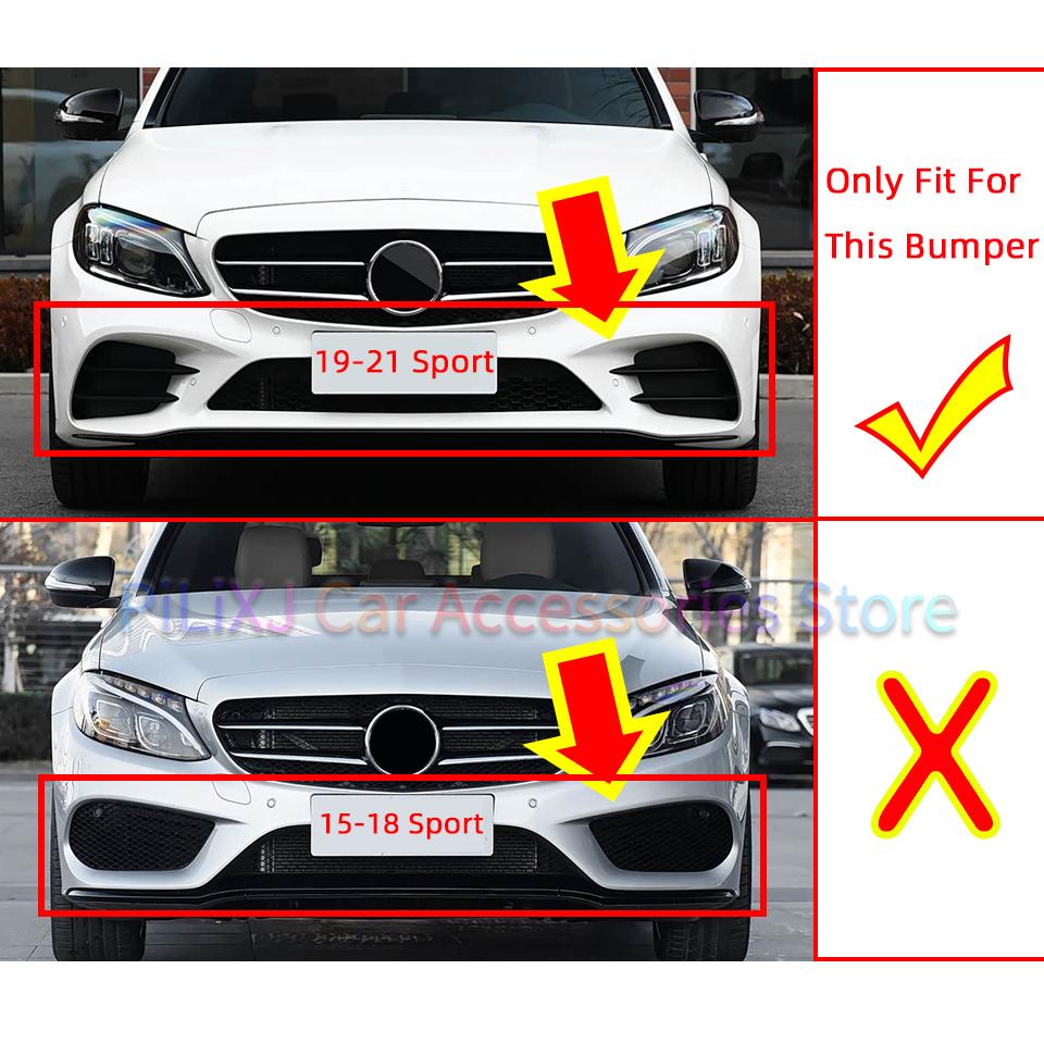 Для Mercedes-Benz C W205 Спортивная модель 2019 2020 2025 Передний Задний Бампер Крышка Буксировочного Крюка Заглушка для Зацепа Декоративная Накладка #2058856402