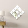 10 pcs Shatterproof Self-Adhesive Mirror Acrylic Glass Stickers Durable Wall Stickers  Gym