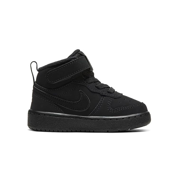 Nike Кроссовки Court Borough Mid 2 TD Triple Black Baby CW5869-001