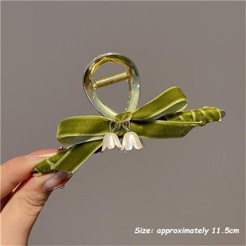 Модная заколка для волос «Ландыш», заколка для волос, женский головной убор ручной работы для девочек, заколка для волос, заколка в виде акулы, аксессуары для волос