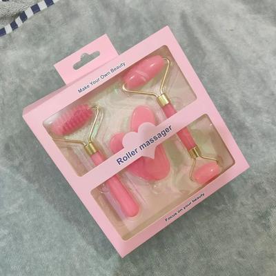 3 шт. Массажер для лица из смолы, массажный ролик для лица, тела, шеи, глаз, скребковая доска Гуаша, средства для ухода за кожей против морщин
